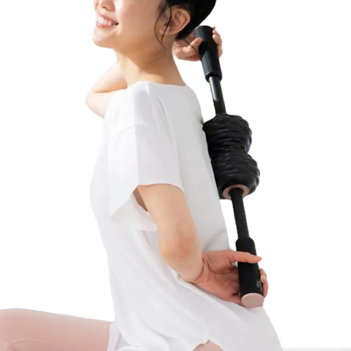 【岩崎恭子プロデュース Breast Top パーフェクトローラー(コードレス電動スティックローラー)】 ちあふる 岩崎恭子監修 Perfect Roller ボディメンテナス 筋膜 リリース ストレッチ 首 肩 背中 背面ケア 僧帽筋 広背筋 JAN:4562264774319