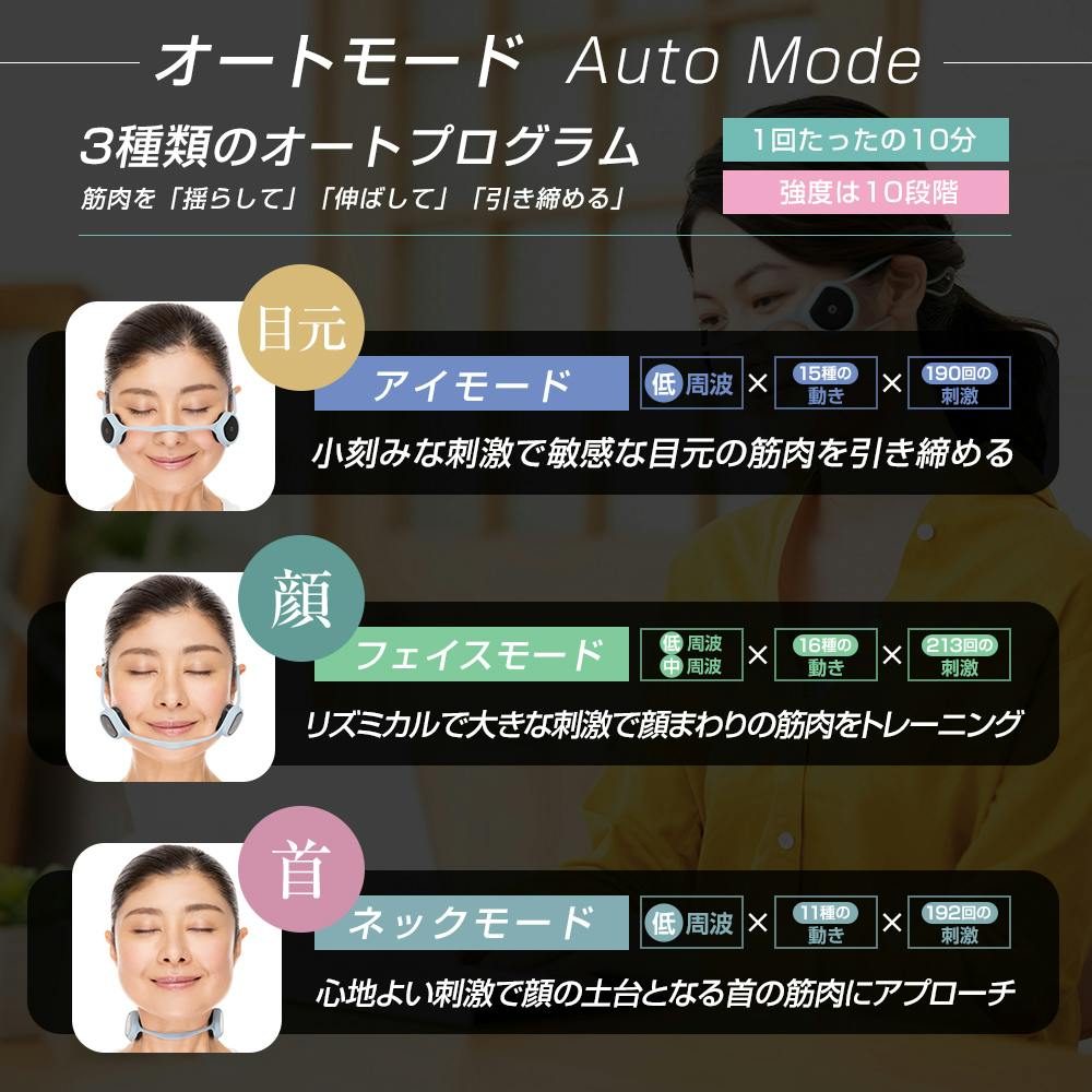 icoelle フェイスケアデバイス 10分 EMSトレーニング 間々田佳子監修 icoelle イコエル フェイシャルネックリフト