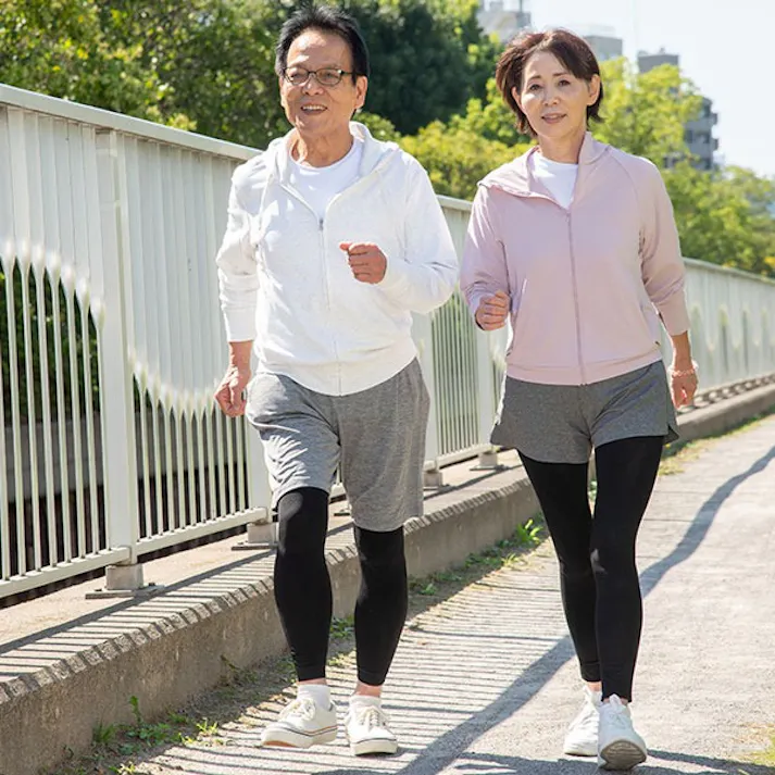 【千葉真子プロデュース Jogfoot 歩コアスパッツ M】 ちあふる ジョグフット 歩コア アルコア 千葉真子監修 ランニングメソッド 歩行サポートテーピング編み 段階着圧構造 骨盤 股関節 太もも ひざ レギンス ウォーキング 男女兼用 JAN:4562264774364