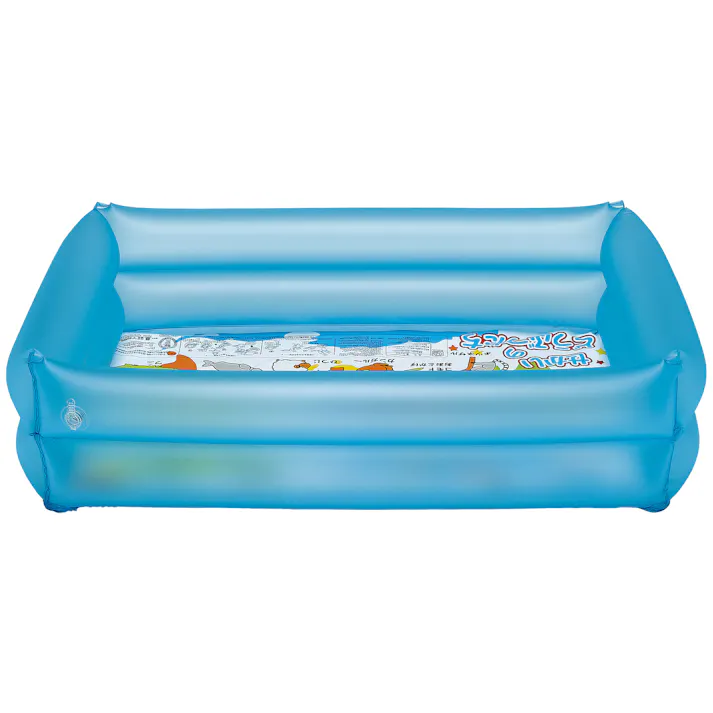 プール 庭 家庭用 四角 ビニールプール 水遊び せかいのどうぶつ角プール 100cm ベランダ 幼児 かんたん空気栓装着商品 #4970134110271 イガラシ