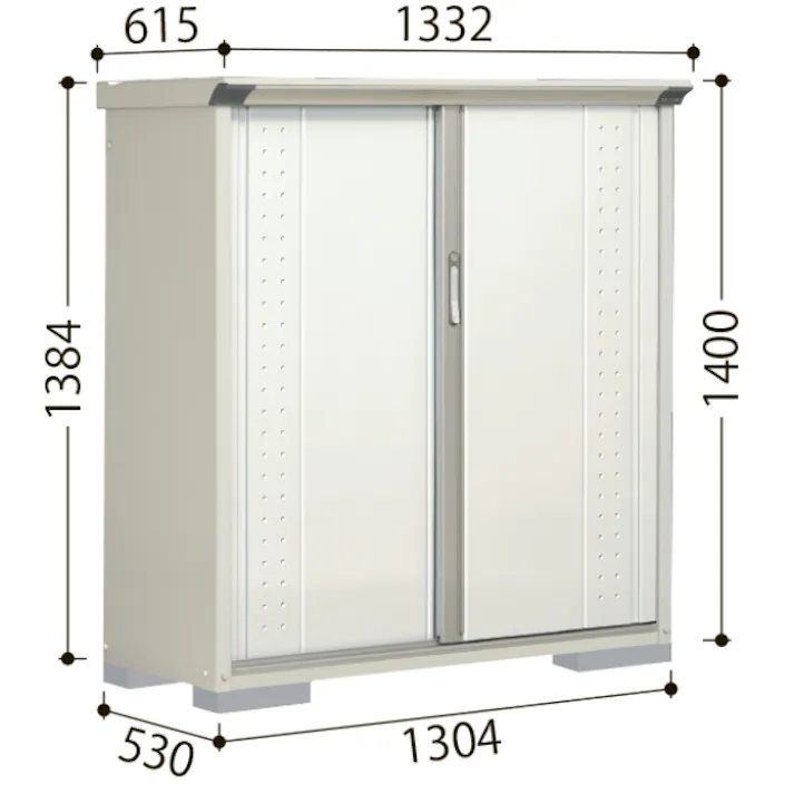 田窪工業所 タクボ物置 グランプレステージ ジャンプ GP-137DF 全面棚タイプ 扉カラー:トロピカルオレンジ