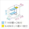 田窪工業所 タクボ物置 グランプレステージ ジャンプ GP-137BT たて置きタイプ(ネット棚) 扉カラー:ディープブルー