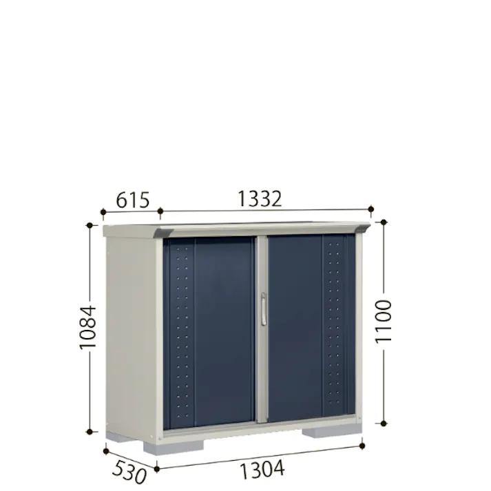 田窪工業所 タクボ物置 グランプレステージ ジャンプ GP-139AF 全面棚タイプ 扉カラー:シルクホワイト