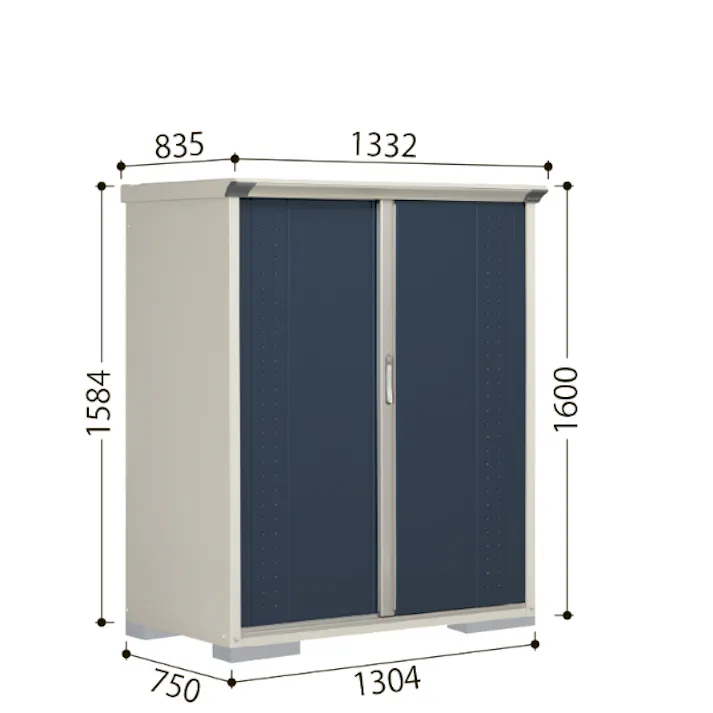 田窪工業所 タクボ物置 グランプレステージ ジャンプ GP-155CF 全面棚タイプ 扉カラー:トロピカルオレンジ
