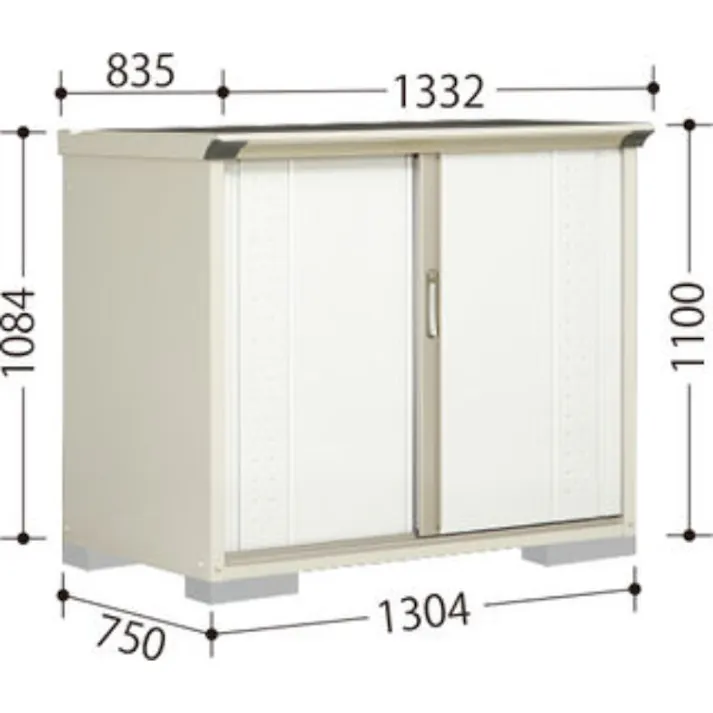 田窪工業所 タクボ物置 グランプレステージ ジャンプ GP-156AF 全面棚タイプ 扉カラー:ナイトブラック
