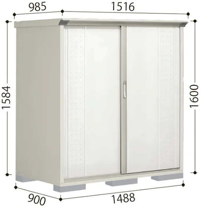 田窪工業所 タクボ物置 グランプレステージ ジャンプ GP-176BT たて置きタイプ(ネット棚) 扉カラー:ディープブルー