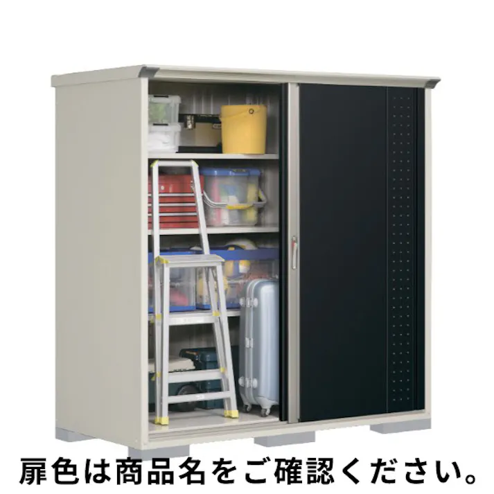 田窪工業所 タクボ物置 グランプレステージ ジャンプ GP-199AF 全面棚タイプ 扉カラー:カーボンブラウン