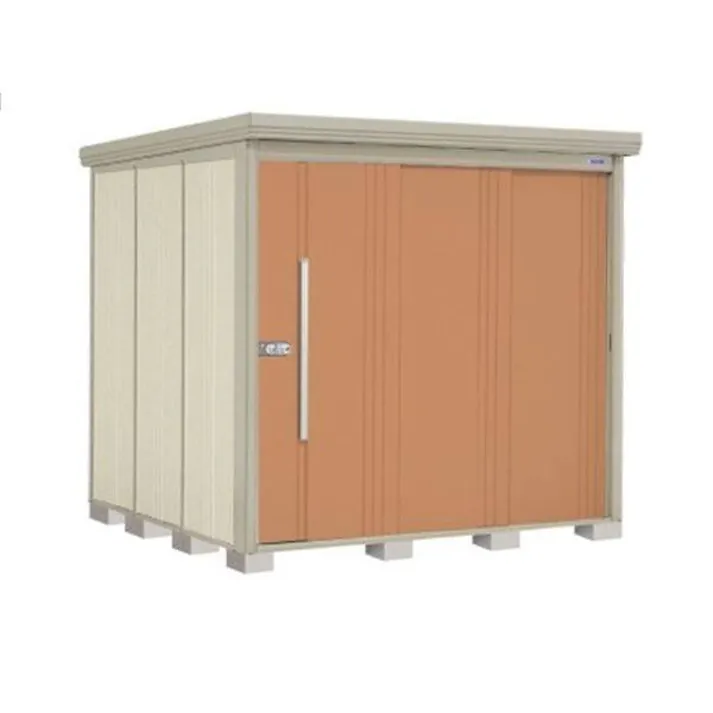 田窪工業所 タクボ物置 Mr.ストックマン ダンディ 側面棚タイプ ND-SZ2222Y 多雪型 結露減少屋根 扉カラー:トロピカルオレンジ