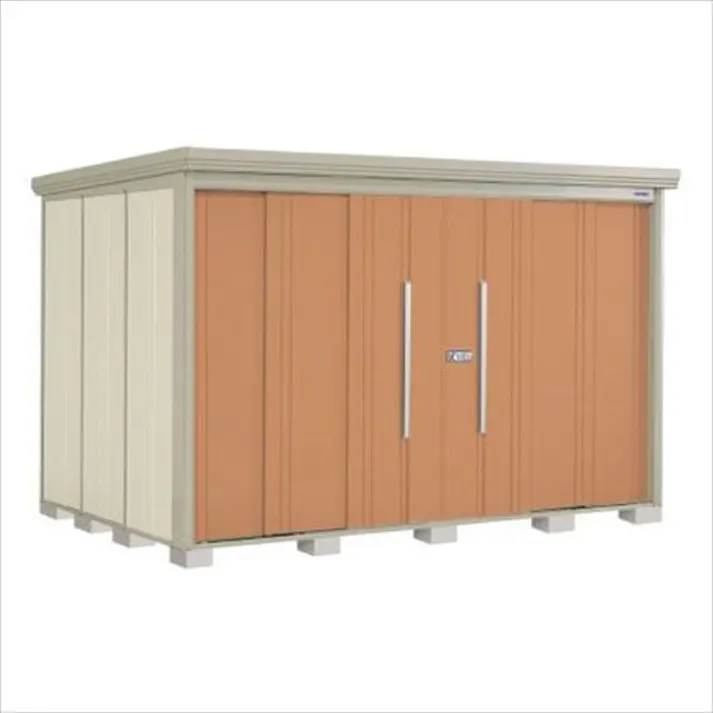 田窪工業所 タクボ物置 Mr.ストックマン ダンディ 側面棚タイプ ND-S3222Y 多雪型 標準屋根 扉カラー:トロピカルオレンジ