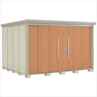 田窪工業所 タクボ物置 Mr.ストックマン ダンディ 側面棚タイプ ND-SZ3229Y 多雪型 結露減少屋根 扉カラー:トロピカルオレンジ