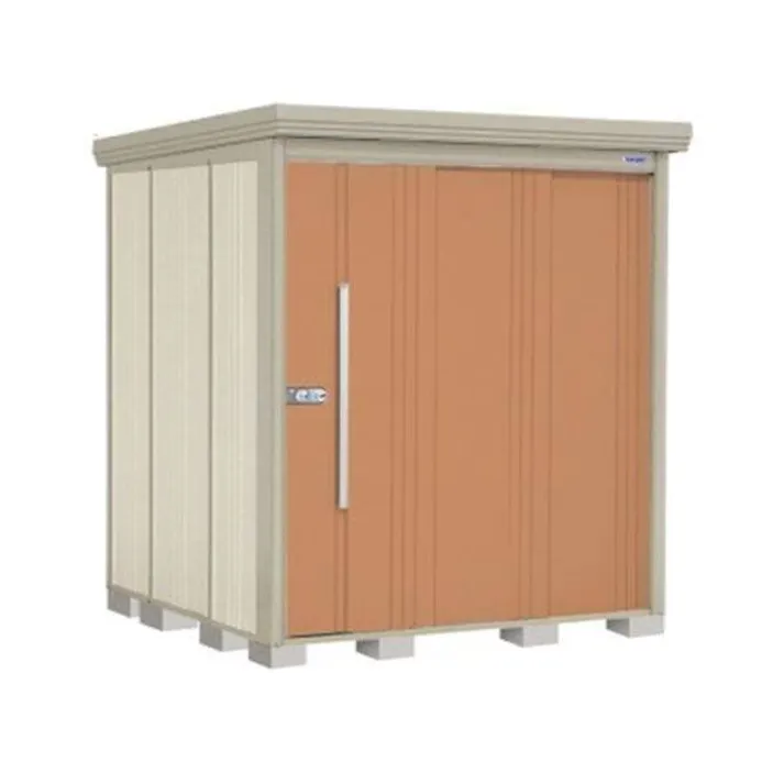 田窪工業所 タクボ物置 Mr.ストックマン ダンディ 側面棚タイプ ND-S1819Y 多雪型 標準屋根 扉カラー:トロピカルオレンジ