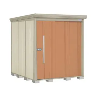 田窪工業所 タクボ物置 Mr.ストックマン ダンディ 側面棚タイプ ND-S1822Y 多雪型 標準屋根 扉カラー:トロピカルオレンジ