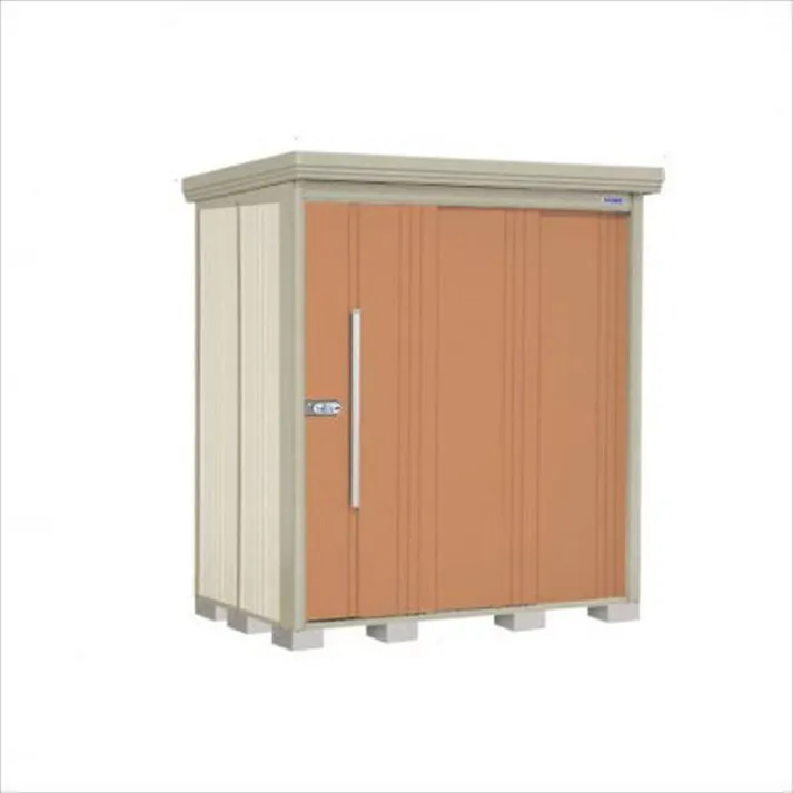 田窪工業所 タクボ物置 Mr.ストックマン ダンディ 背面棚タイプ ND-1812 一般型 標準屋根 扉カラー:トロピカルオレンジ