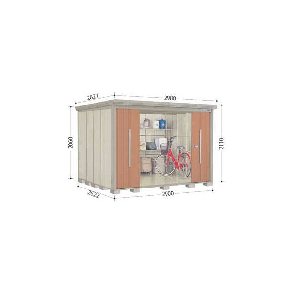 田窪工業所 タクボ物置 Mr.ストックマン ダンディ 背面棚タイプ ND