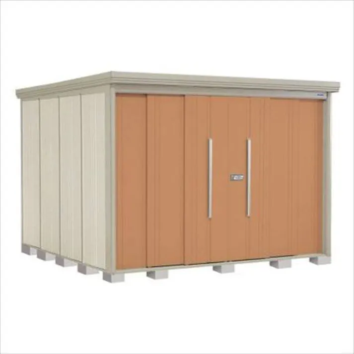田窪工業所 タクボ物置 Mr.ストックマン ダンディ 背面棚タイプ ND-S2929 多雪型 標準屋根 扉カラー:トロピカルオレンジ