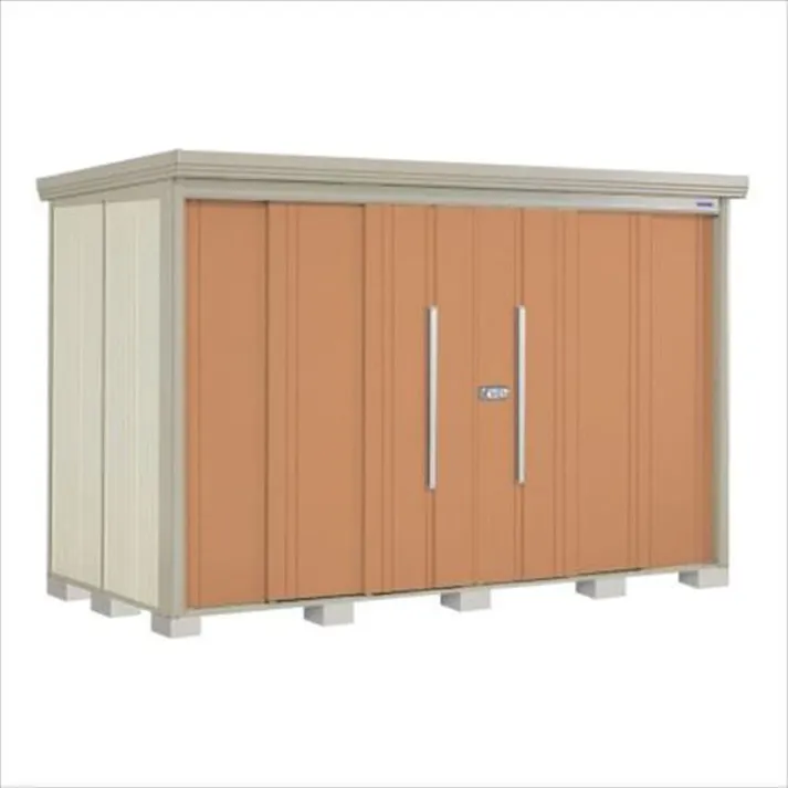 田窪工業所 タクボ物置 Mr.ストックマン ダンディ 背面棚タイプ ND-Z3215 一般型 結露減少屋根 扉カラー:トロピカルオレンジ