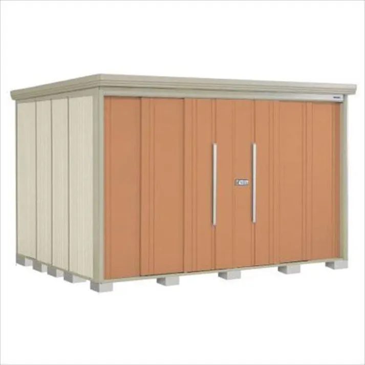 田窪工業所 タクボ物置 Mr.ストックマン ダンディ 背面棚タイプ ND-SZ3226 多雪型 結露減少屋根 扉カラー:トロピカルオレンジ