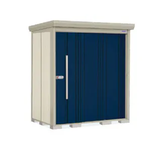 田窪工業所 タクボ物置 Mr.ストックマン ダンディ 背面棚タイプ ND-1812 一般型 標準屋根 扉カラー:ディープブルー