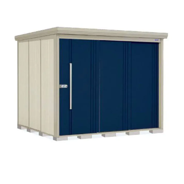 田窪工業所 タクボ物置 Mr.ストックマン ダンディ 背面棚タイプ ND-Z2522 一般型 結露減少屋根 扉カラー:ディープブルー