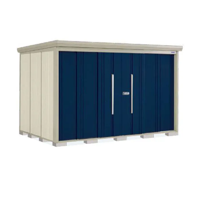 田窪工業所 タクボ物置 Mr.ストックマン ダンディ 背面棚タイプ ND-3222 一般型 標準屋根 扉カラー:ディープブルー