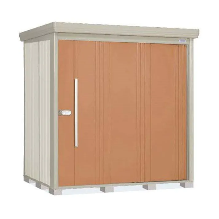 田窪工業所 タクボ物置 Mr.ストックマン ダンディ 背面棚タイプ ND-SZ2014 多雪型 結露減少屋根 扉カラー:トロピカルオレンジ