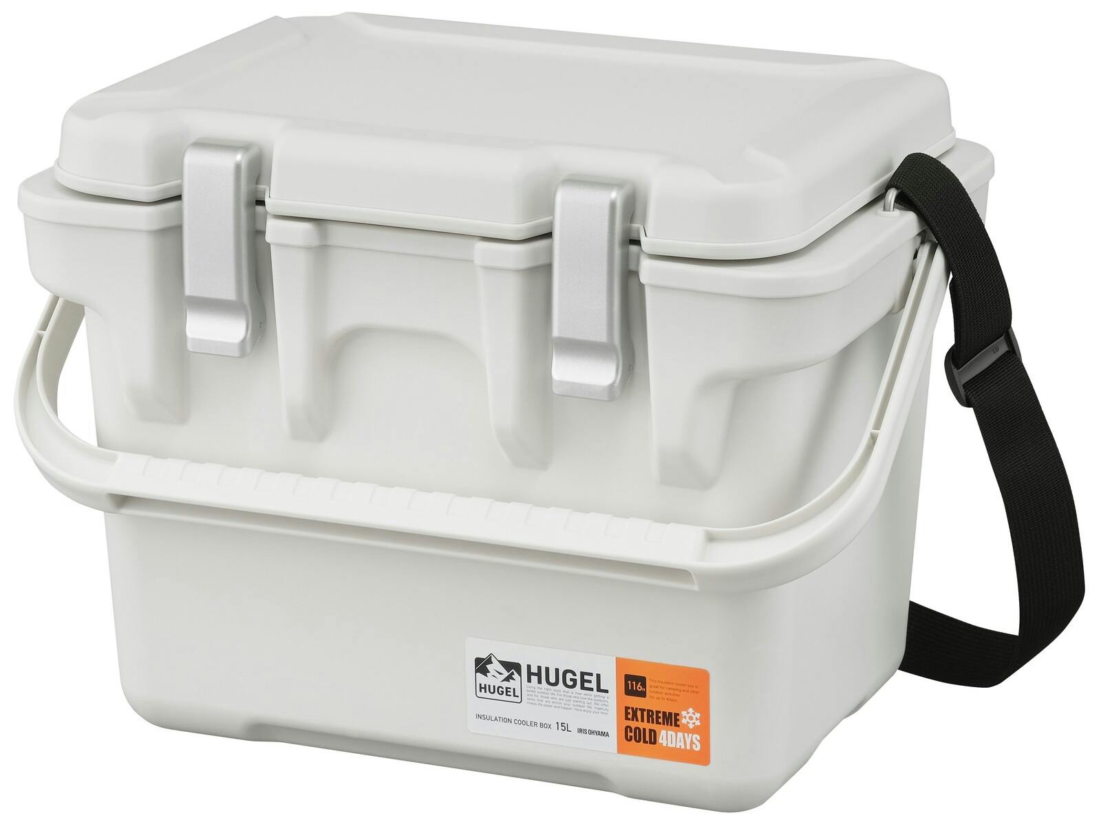 クーラーボックス 15L 真空断熱 HUGEL/VITC-15(アッシュホワイト) #4967576769211 クーラーボックス・ウォータータンク クーラーボックス 15L 真空断熱 HUGEL/VITC-15(アッシュホワイト) #4967576769211 クーラーボックス・ウォータータンク