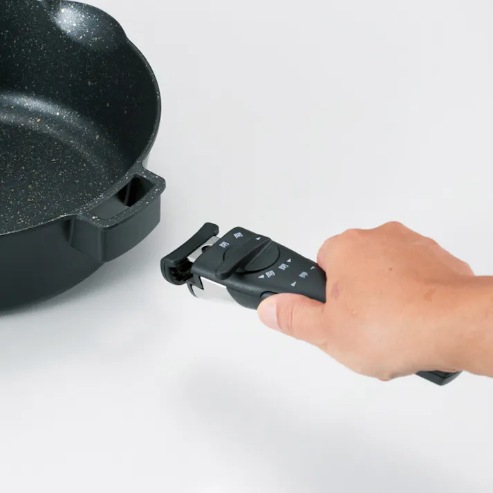 オーヴェル2 IH多機能パン24cm EM-9735 鍋 フライパン 一台で煮る・焼く・炊く・蒸す・茹でる・炒める・揚げる ハンドル着脱 オーブン調理 湯切り #4903779087653 和平フレイズ