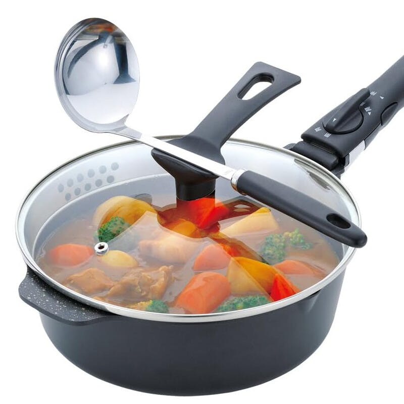 オーヴェル2 IH多機能パン24cm EM-9735 鍋 フライパン 一台で