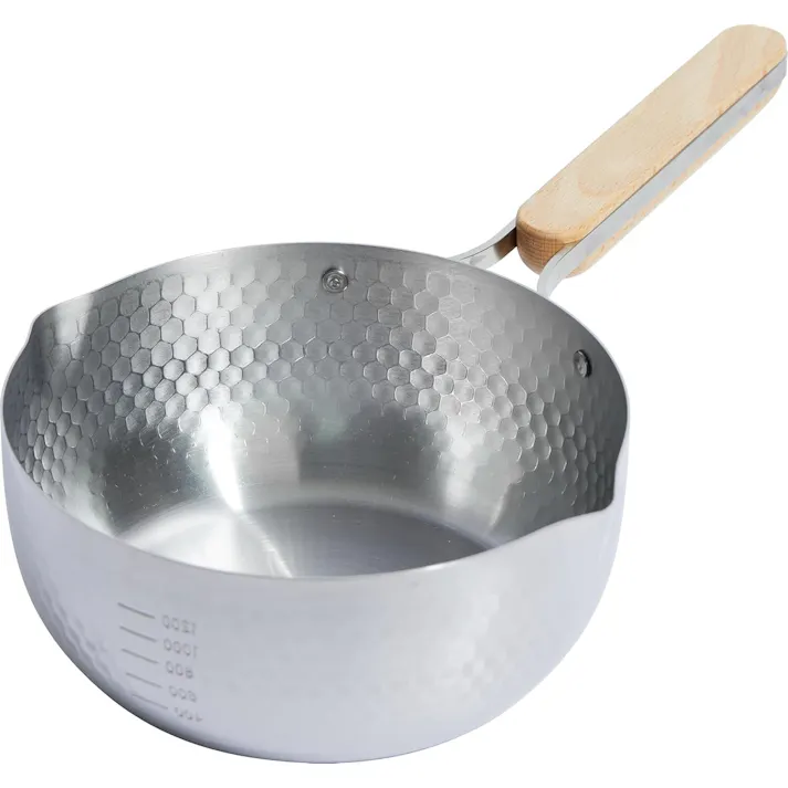 【日本製】enzo ステンレス雪平鍋18cm EN-015 満水容量:約1.8L 錆びに強く、美しく丈夫な18-8ステンレス製 ガス火・IH対応 #4903779134401 和平フレイズ