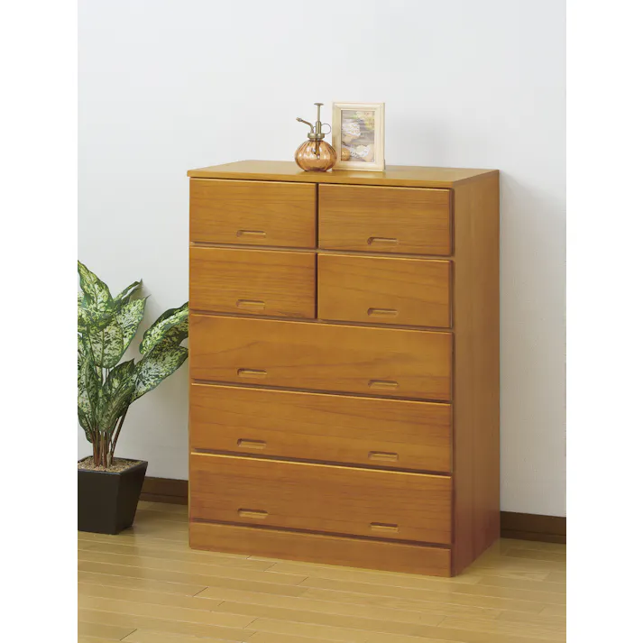 総桐チェスト ハイチェスト 5段 7杯 引き出し #4589970890423 flife