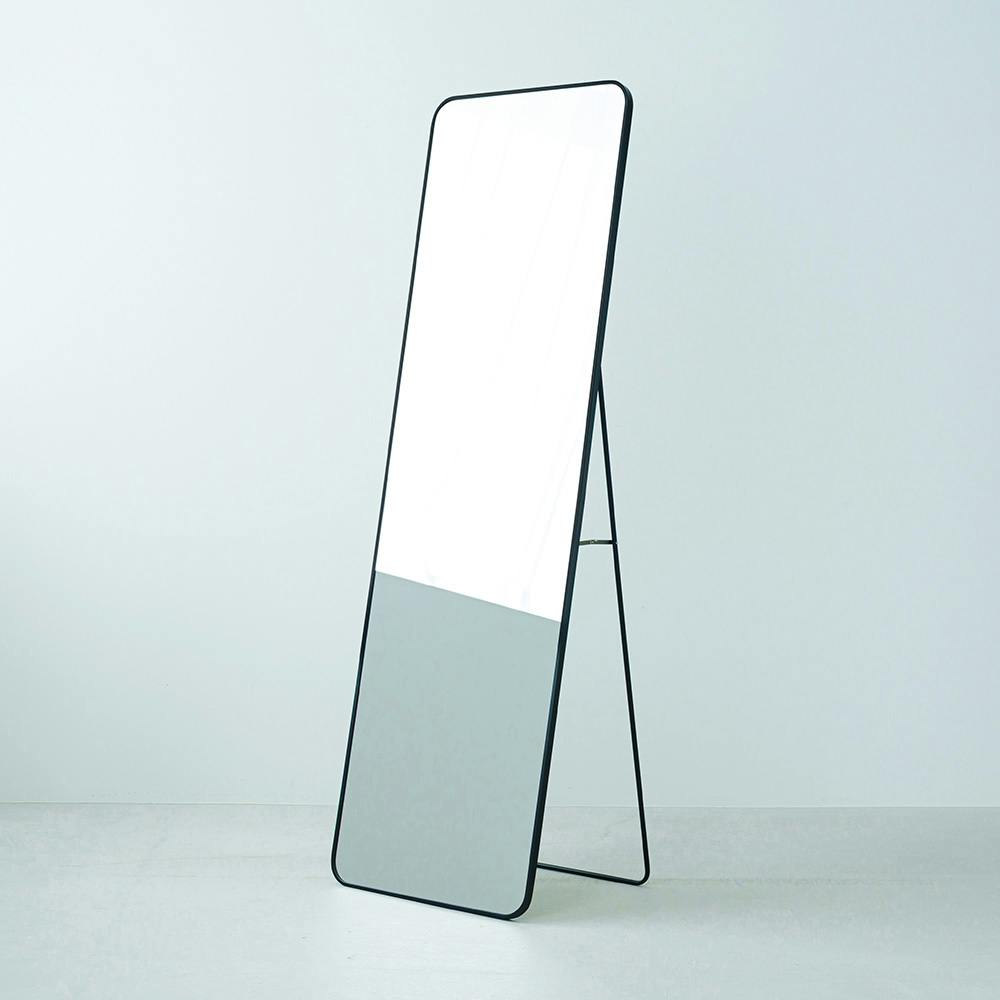 スクエア型 スタンドミラー ルーミー 姿見 全身鏡 飛散防止 スクエア型 スタンドミラー ルーミー 姿見 全身鏡 飛散防止