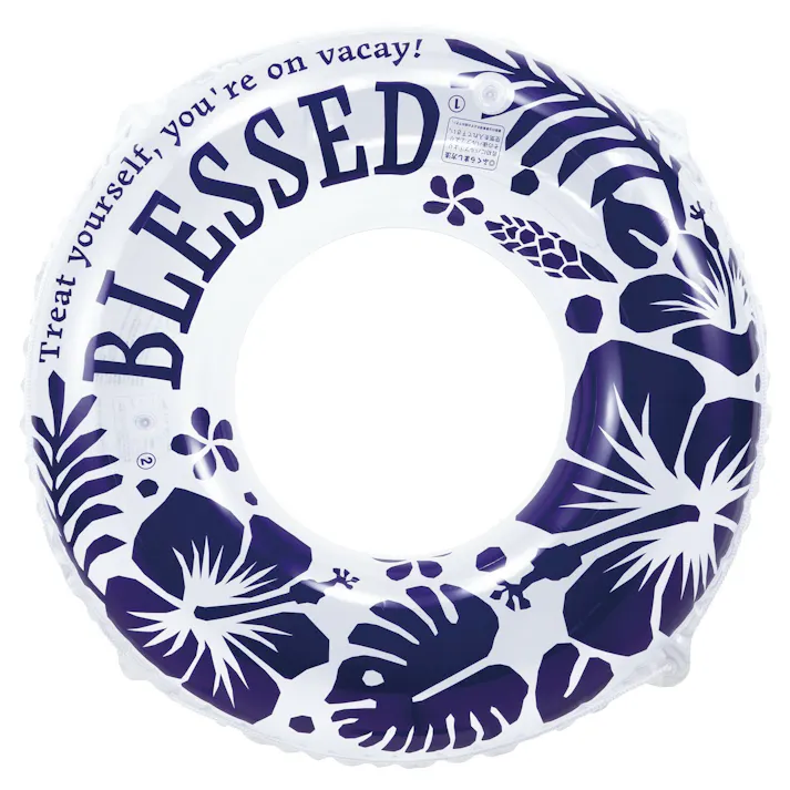 浮輪100cm ブレスド 【男女問わずおすすめ】 大きめ浮輪 うきわ #4535083435037 trosoku