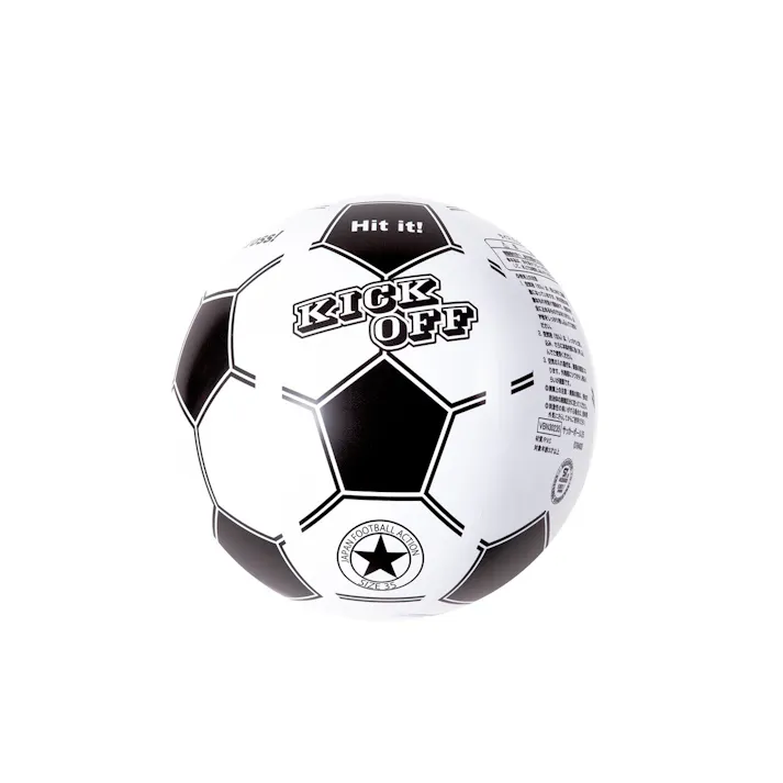 【定番ビーチボール】ビーチボール 35cm サッカー コンパクト #4535083536017 trosoku