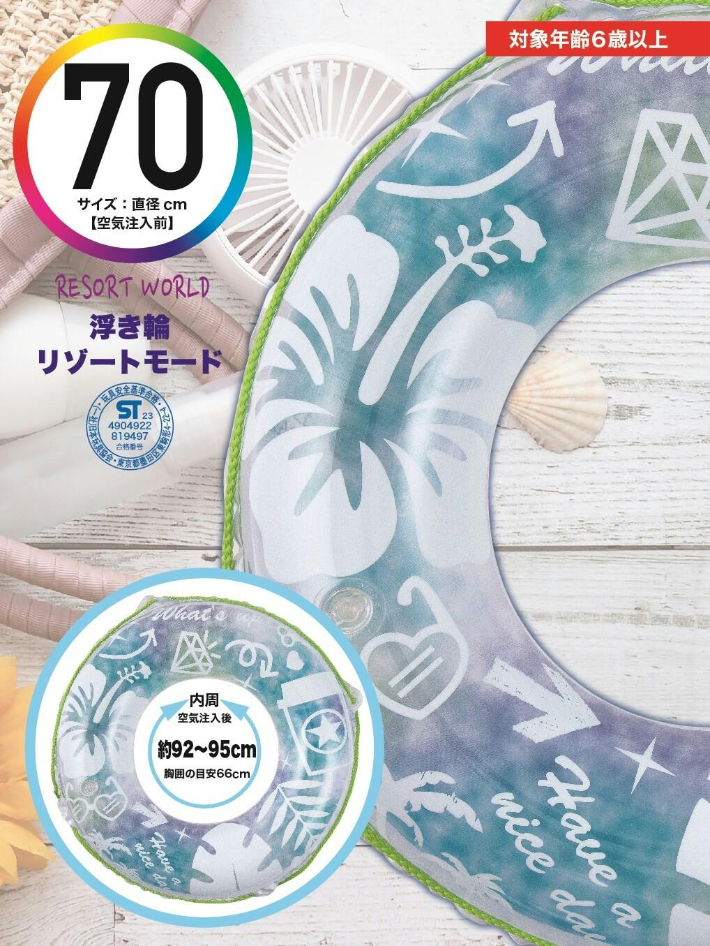 浮輪70cm リゾートモード くすみカラー うきわ #4904922819497 trosoku プール・うきわ 浮輪70cm リゾートモード くすみカラー うきわ #4904922819497 trosoku プール・うきわ