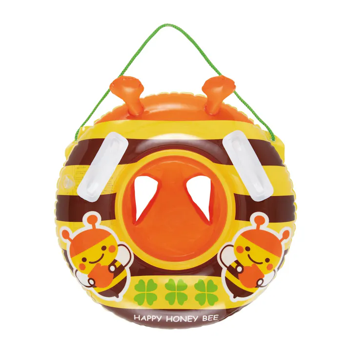 足抜きベビー浮輪55cm みつばち【ベビー向け座付き浮輪】 うきわ #4904922819879 trosoku