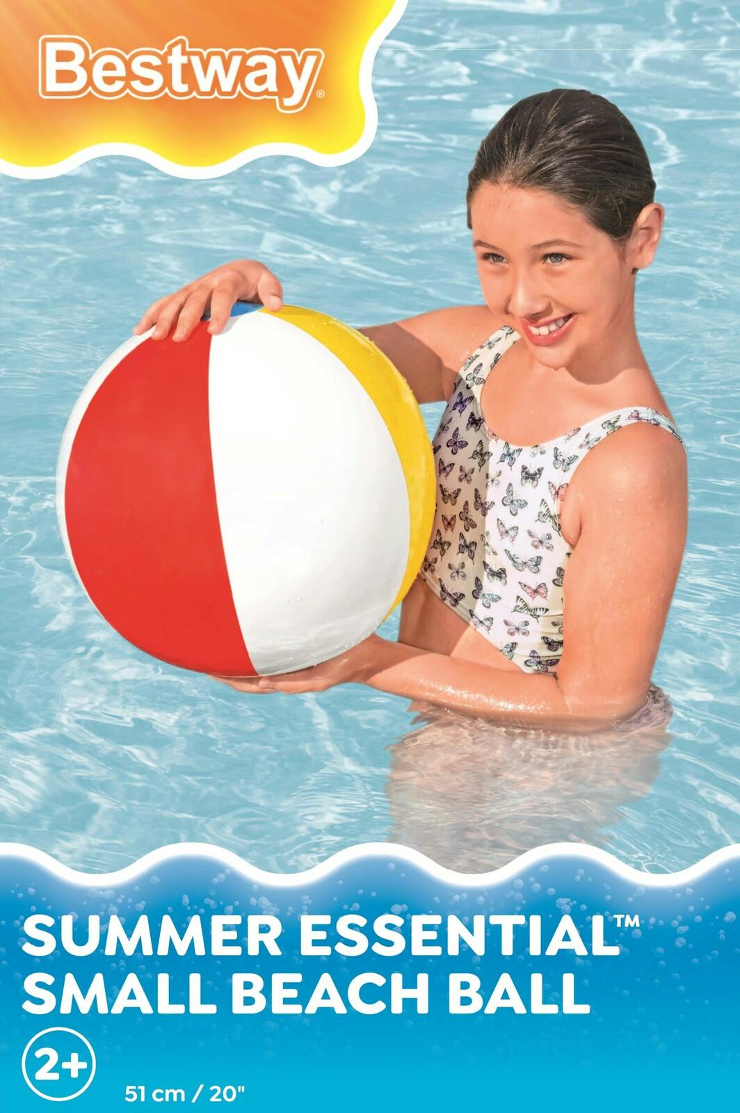 【ビーチボール】51㎝サマーエッセンシャル ビーチボール  ＃4904922820172 trosoku