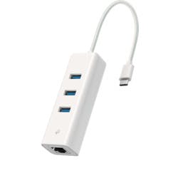 USB Type-C 3ポートハブ&ギガビット有線LANアダプター ネットワーク機器 USB Type-C 3ポートハブ&ギガビット有線LANアダプター ネットワーク機器