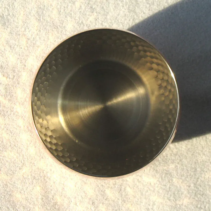 燕三条 純銅 ダルマ ロックグラス 340ml