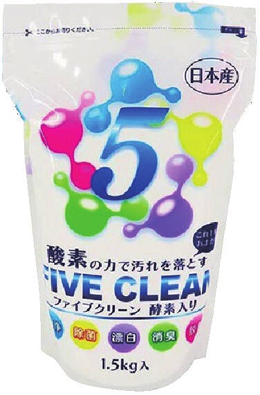ファイブクリーン 1袋 驚異の酸素パワーで家中の汚れ #4580324740814 flife 晴雨兼用傘・日傘 ファイブクリーン 1袋 驚異の酸素パワーで家中の汚れ #4580324740814 flife 晴雨兼用傘・日傘