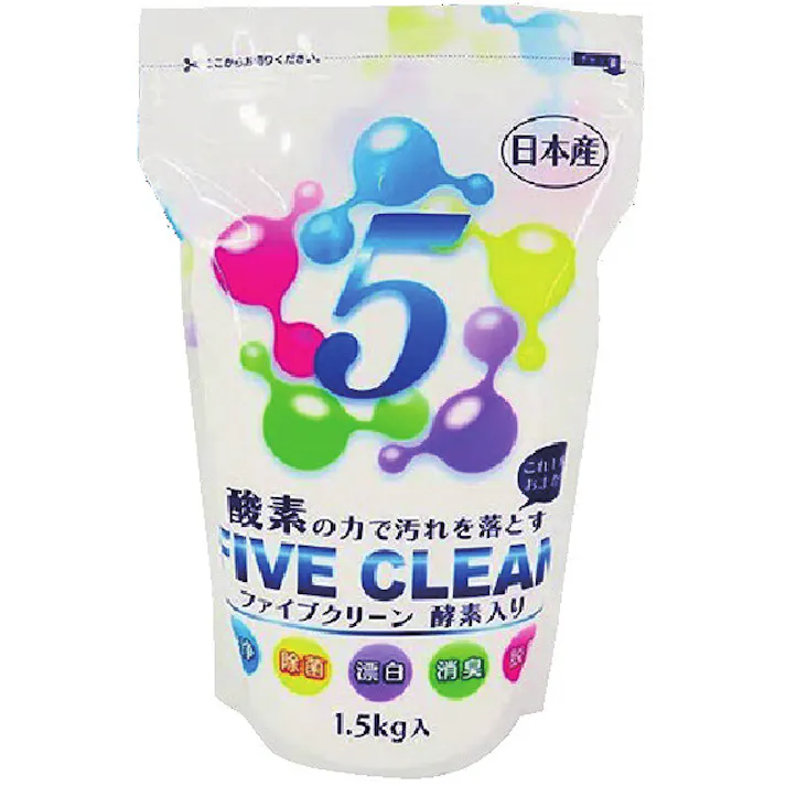 ファイブクリーン 1袋 驚異の酸素パワーで家中の汚れ #4580324740814 flife