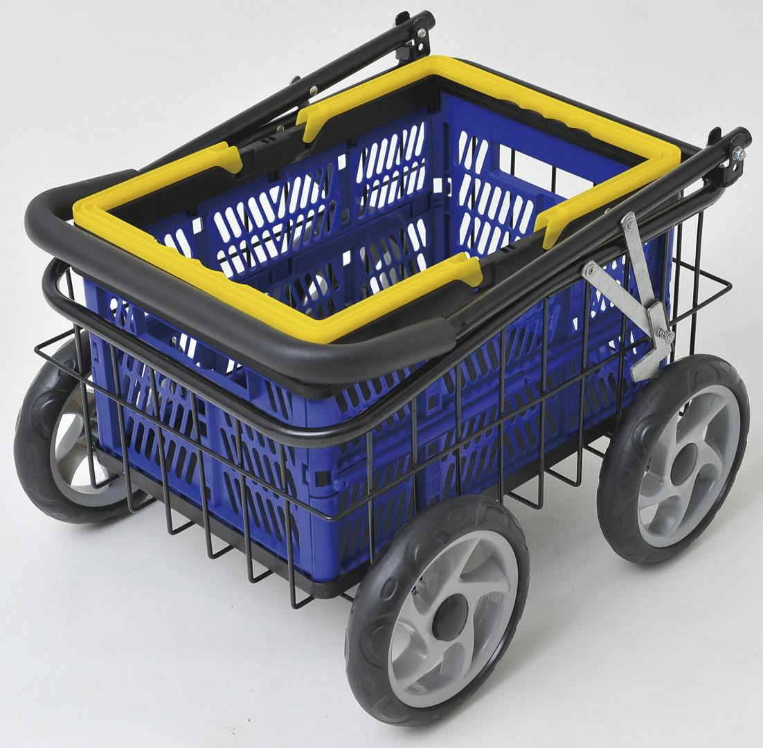 カゴ付きラクラクカート ＃4589792859059 flife | ショッピングカート