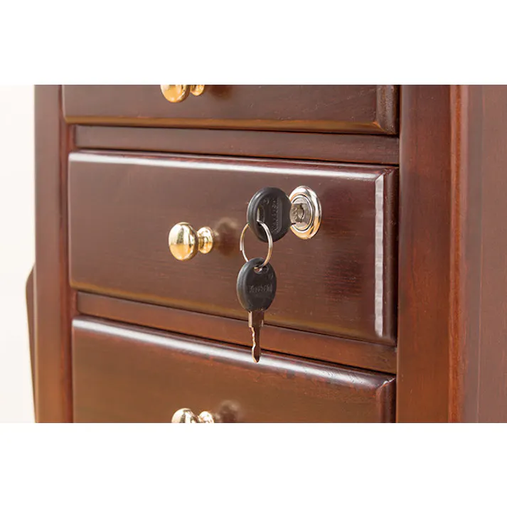 天然木 木製 リビングワゴン コンセント付き サイドテーブル ナイトテーブル ライトブラウン(コンセント付き) #4589978088747 flife