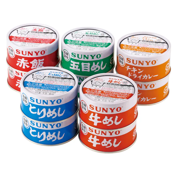 サンヨー ごはん缶詰 5種セット5種×各4缶(計20缶) #4589978822013 flife