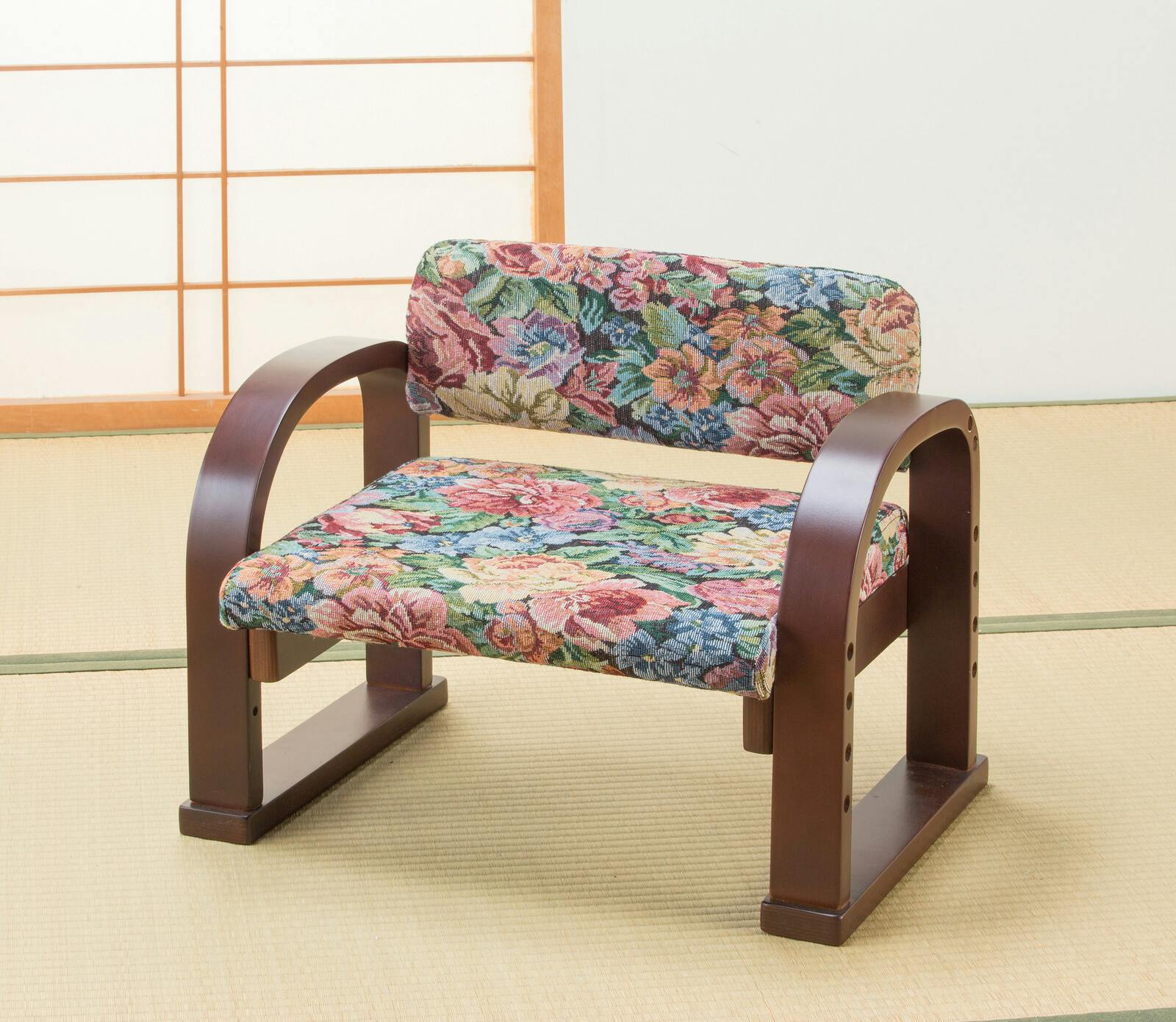 【美品】座椅子　木製　２脚セット ウィンザーチェア 2脚セット 座面高44cm 天然木 カントリー調