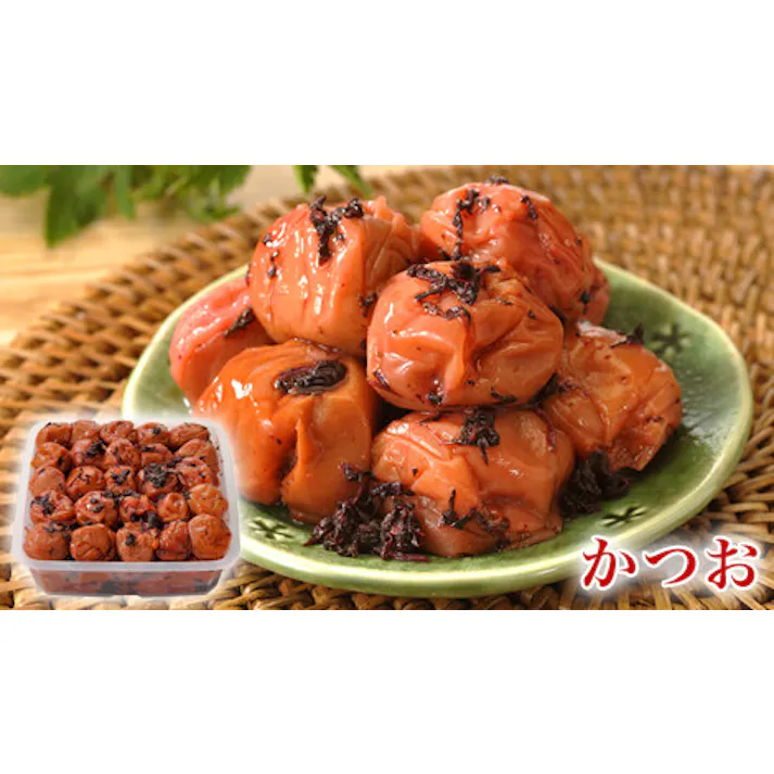 つぶれ梅 かつお 3% 800g 紀州南高梅 梅干し おいしい #a24493 flife