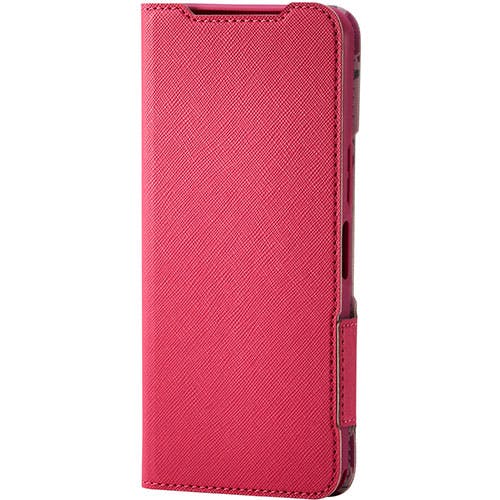 BASIO active3 ソフトレザーケース 薄型 磁石付 フラワーズ ディープピンク ケース・ストラップ BASIO active3 ソフトレザーケース 薄型 磁石付 フラワーズ ディープピンク ケース・ストラップ