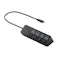 USB Type-C ハブ USB3.2 Gen1 ( USB-A ×4 ) バスパワー ブラック