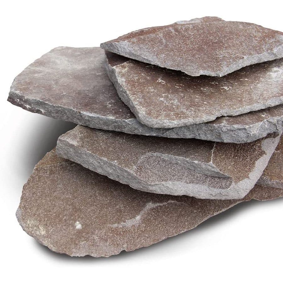 ブラウン グレー パターン 踏み石 楽天市場】ステップストーン / 天然石 敷石 GLENMOOR グレー／ブラウン