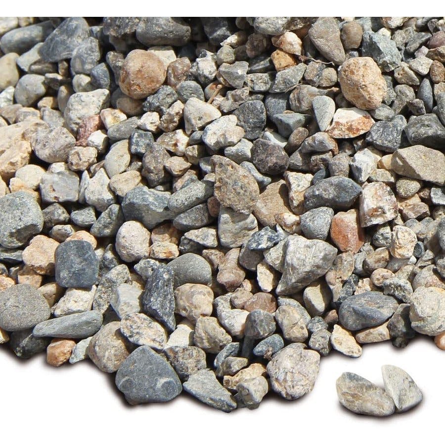 値下げ　砂利　防犯　庭石　カラー砂利 玉砂利 【川玉砂利】 【中粒 10～20mm】【20kg】 砂利 防犯砂利