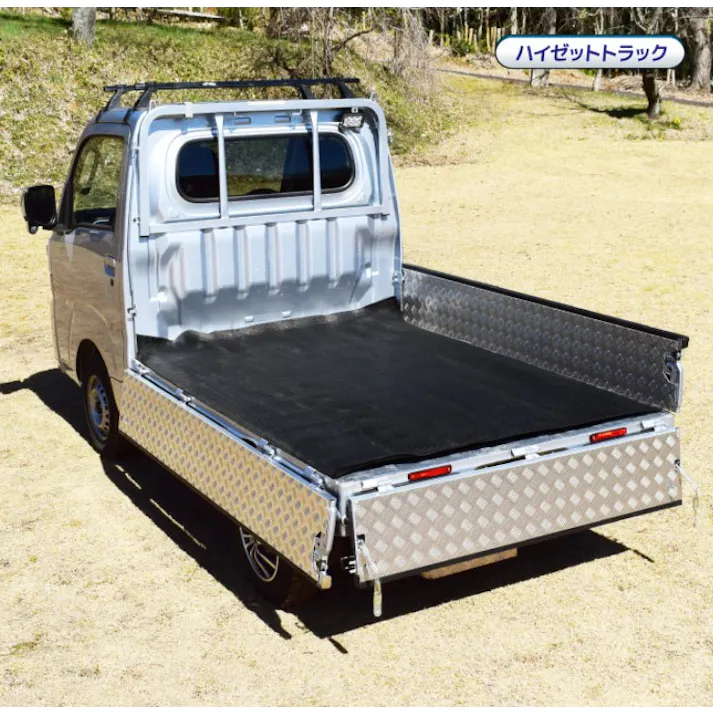 軽トラック 荷台あおりインナーパネル アルミ縞板 3点セット(ハイゼット標準車用)